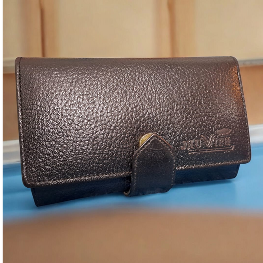 BLACK COLOUR LADIES LEATHER HAND PURSE LP 05