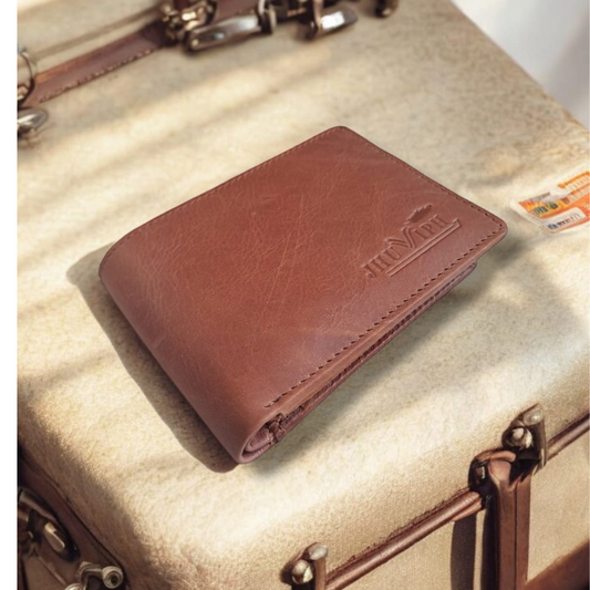 Jhuviph GW 04 – Premium Brown Leather Gents Wallet