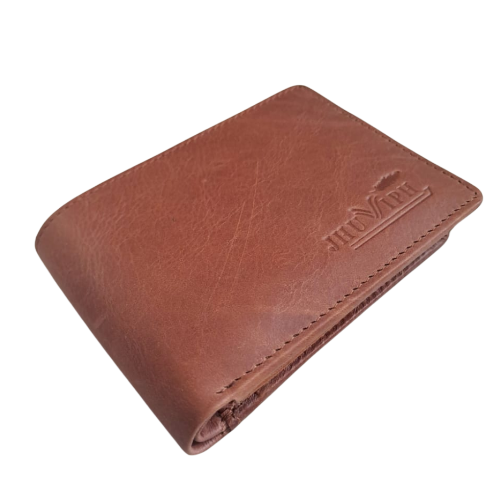 Jhuviph GW 04 – Premium Brown Leather Gents Wallet