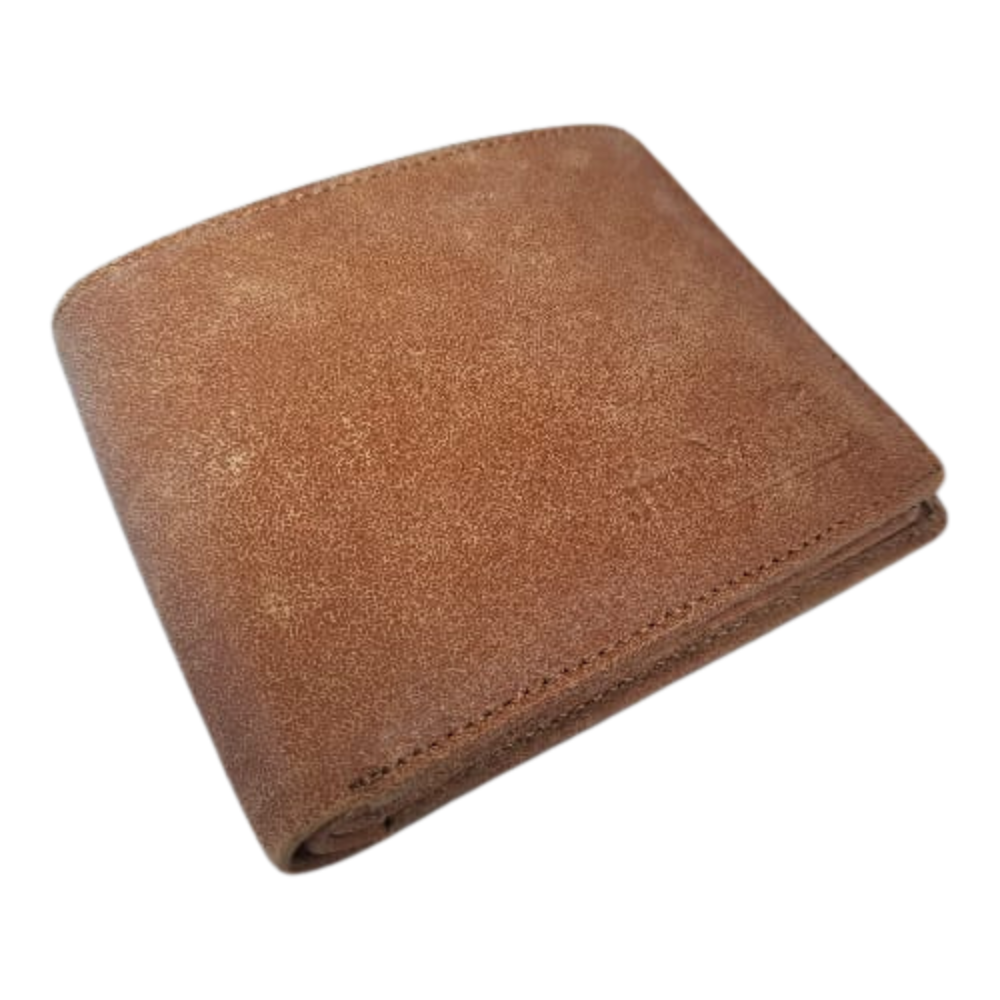 UNIQUE TEXTURE BROWN GENTS LEATHER WALLET GW 01