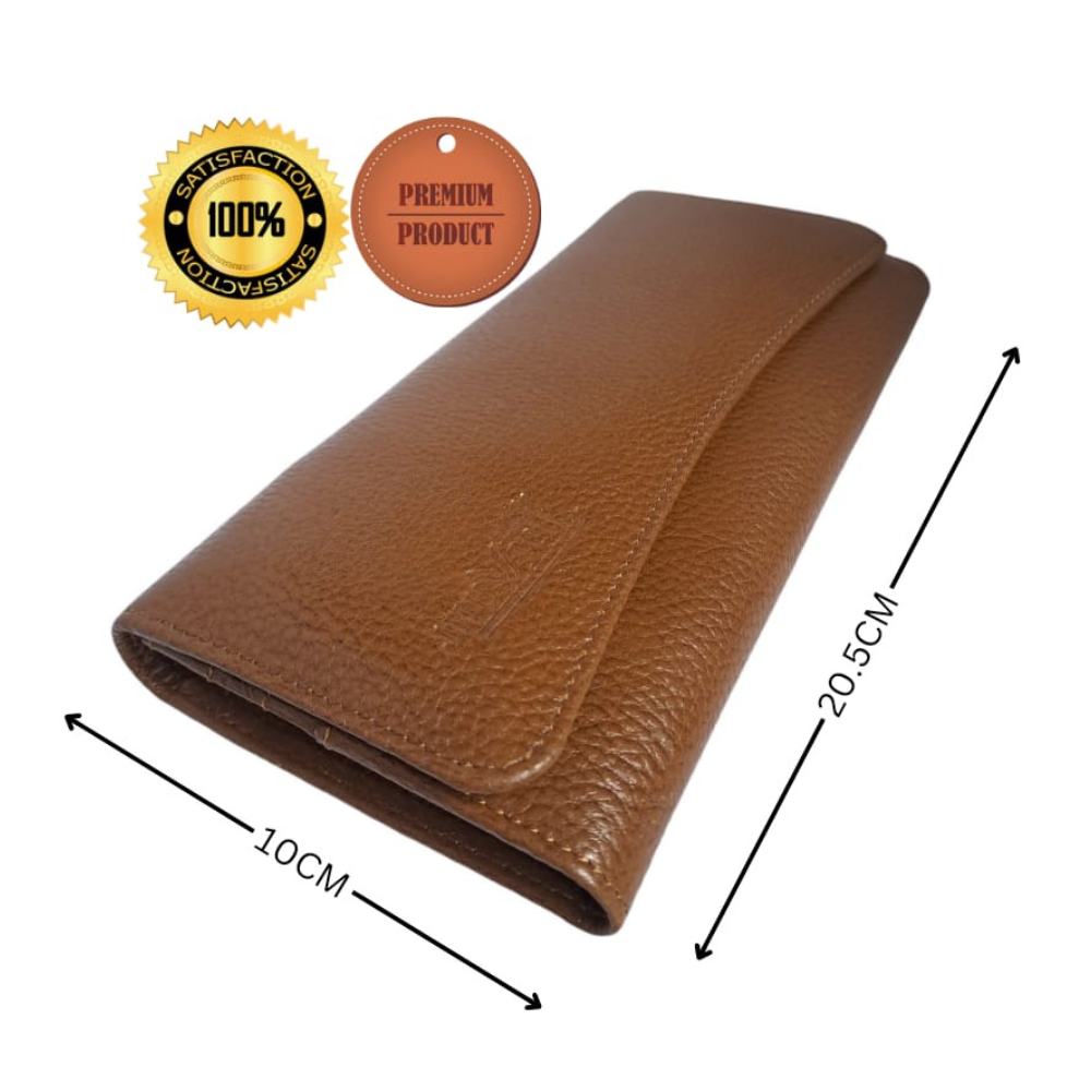 CHIKOO COLOUR LADIES LEATHER HAND PURSE LP 04