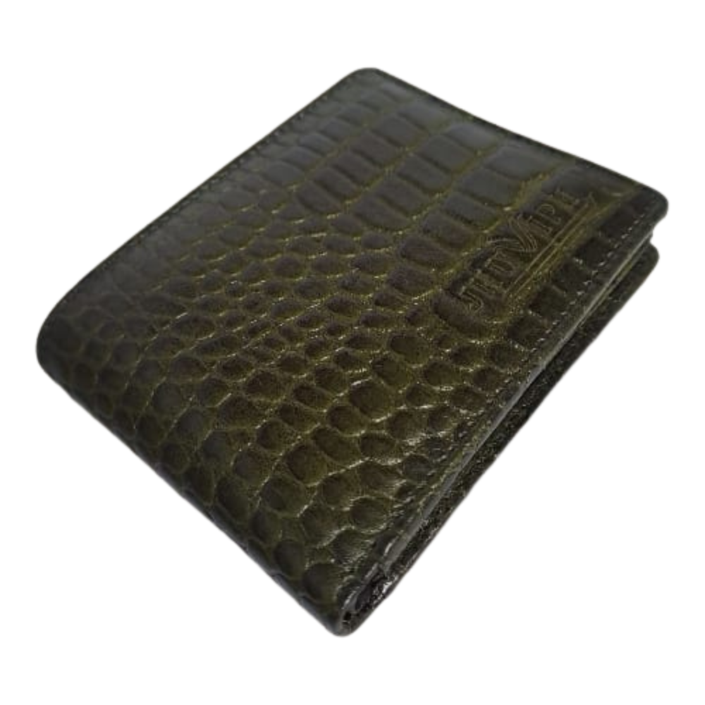Jhuviph GW 06 – Green Textured Leather Gents Wallet