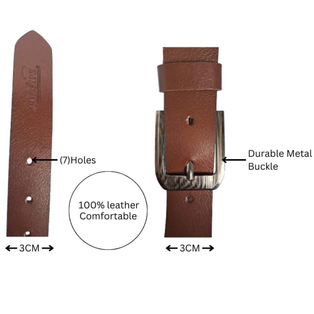 Mens  Brown leather Belts  GB 01