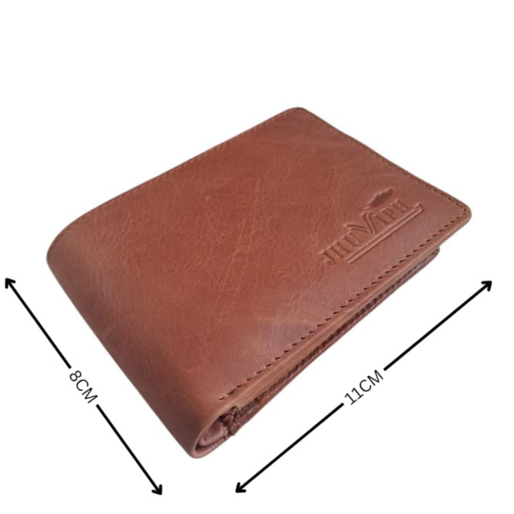 Jhuviph GW 04 – Premium Brown Leather Gents Wallet